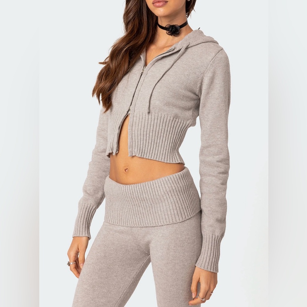 Edikted Beige Knit Set